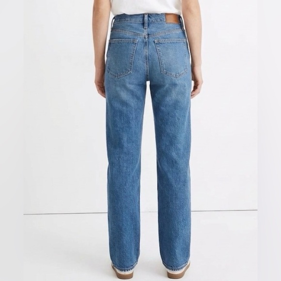Madewell Women's High Rise Straight Leg Jeans Size 30X29 - Picture 3 of 13